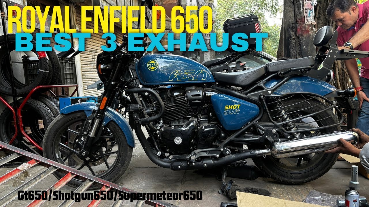 Royal Enfield Shotgun 650 Exhaust | GT650