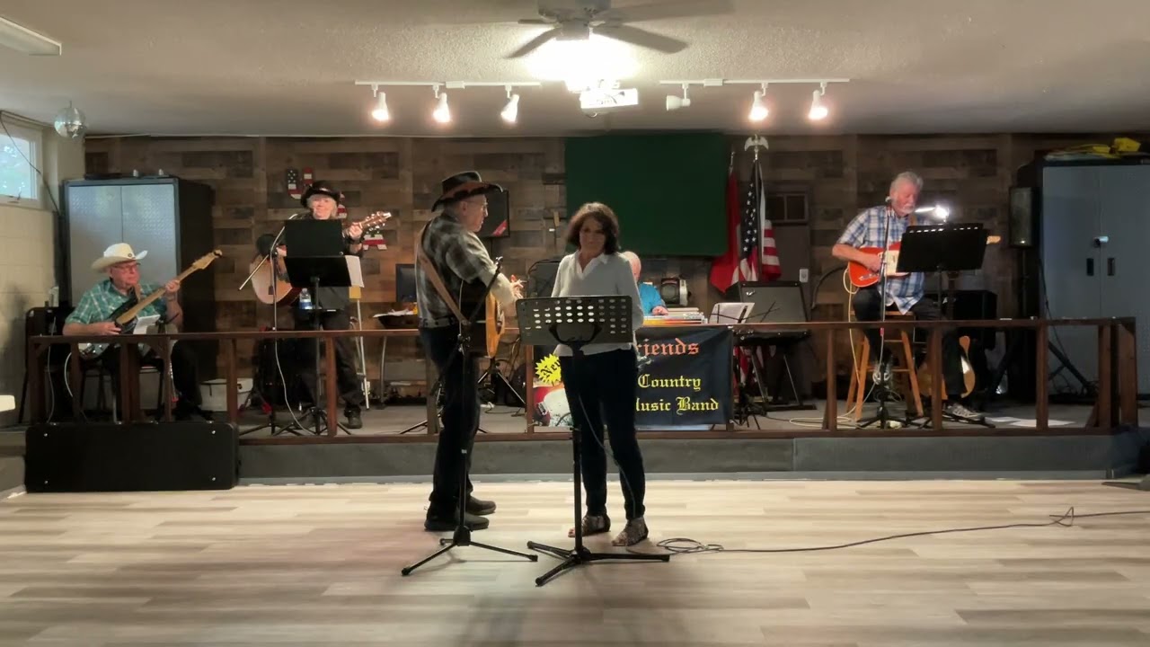 Ruby singing at New Ol Friends,  Paper Roses