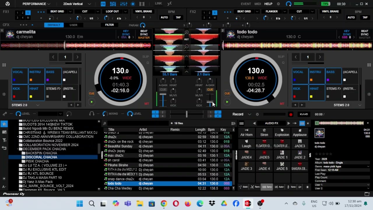 DISKORAL CHA_CHA HATAW!!!! NOVEMBER   PACK !!!! HATAW KY DJ JADEZKIE REMIX !!! PINOBREING SET LANG!!
