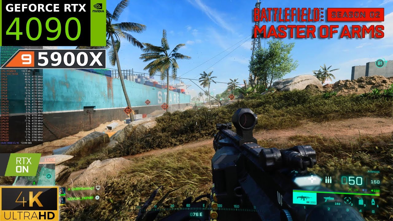 Battlefield 2042 | RTX 4090 4K Ray Tracing, DLSS Test | Ryzen 9 5900X