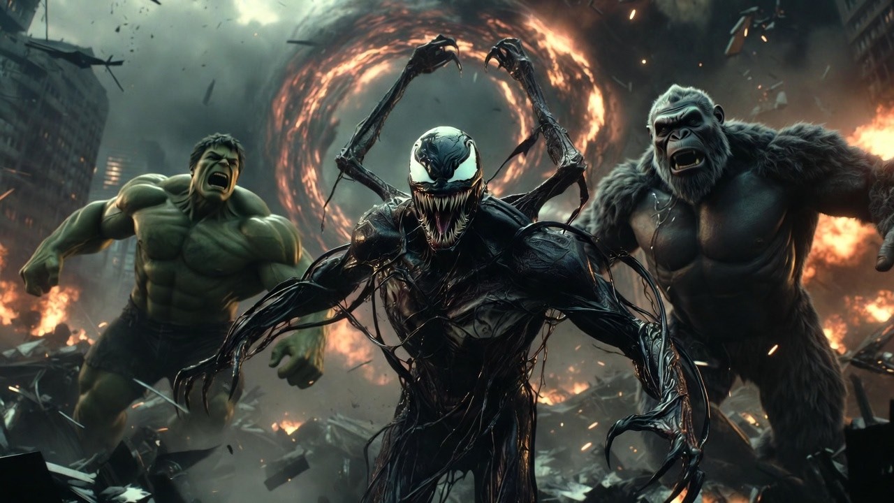 Venom Possesses ALIEN?! 😱 Hulk & Kong Final Battle (Part 3)