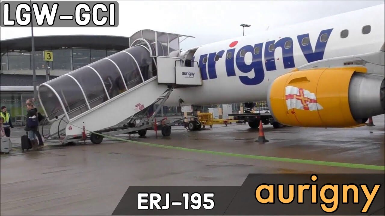 TRIP REPORT | Aurigny | London Gatwick to Guernsey | Embraer E195