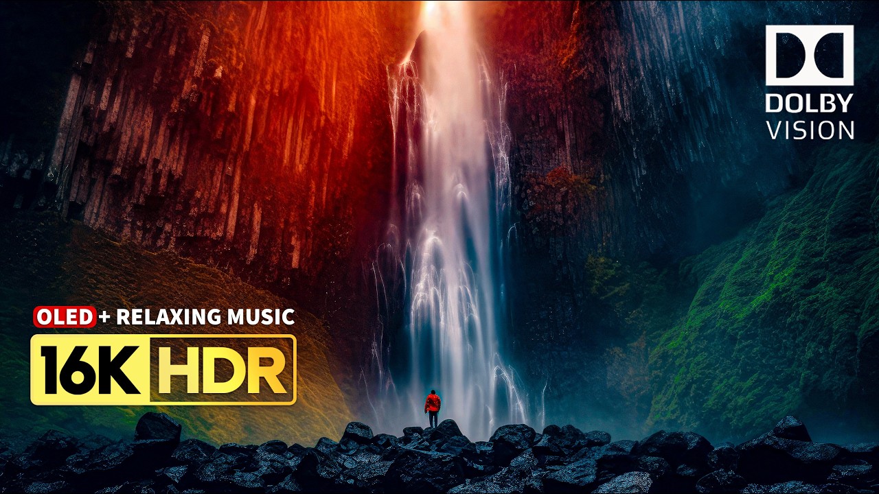 World's Best Stress Relief Music | 16K HDR 120FPS | Dolby Vision (8K/4K Video TV)
