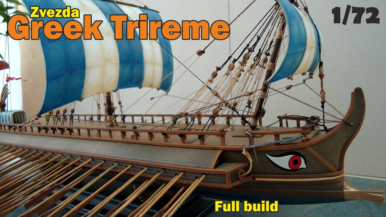 Greek triera or trireme - Zvezda - 1/72 - Ελληνική τριήρης