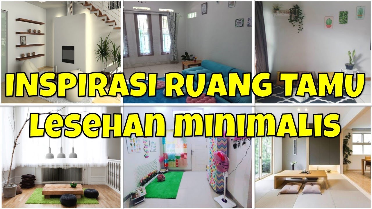 Desain Ruang Tamu Lesehan Sederhana dan Minimalis