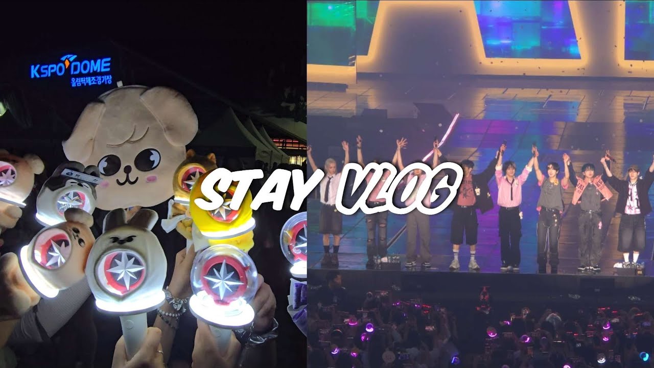 vlog 덕질 브이로그 | 비맞고 MD 밤샘하고.. 역대급 고생한 콘서트🥲 | 스키즈 서울콘서트 1주차 | Stray Kids Seoul concert | 스테이로그 staylog