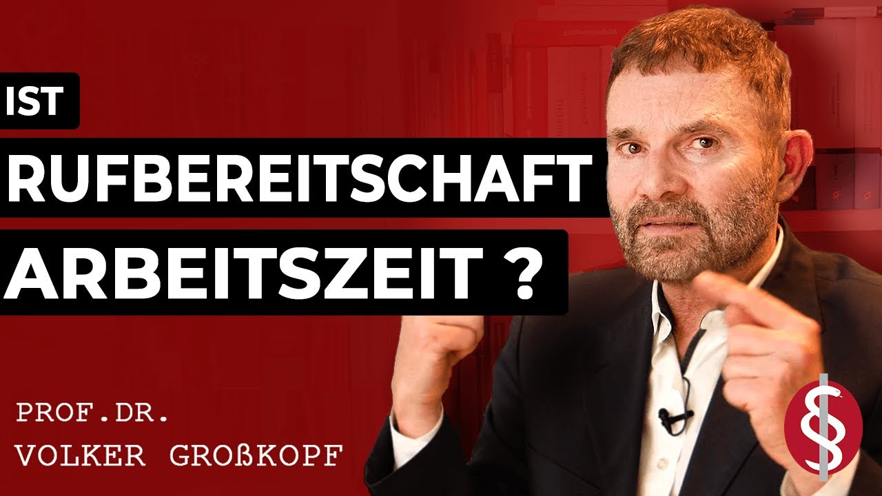 Ist Rufbereitschaft gleichzusetzen mit Arbeitszeit? | Rechtsdepesche