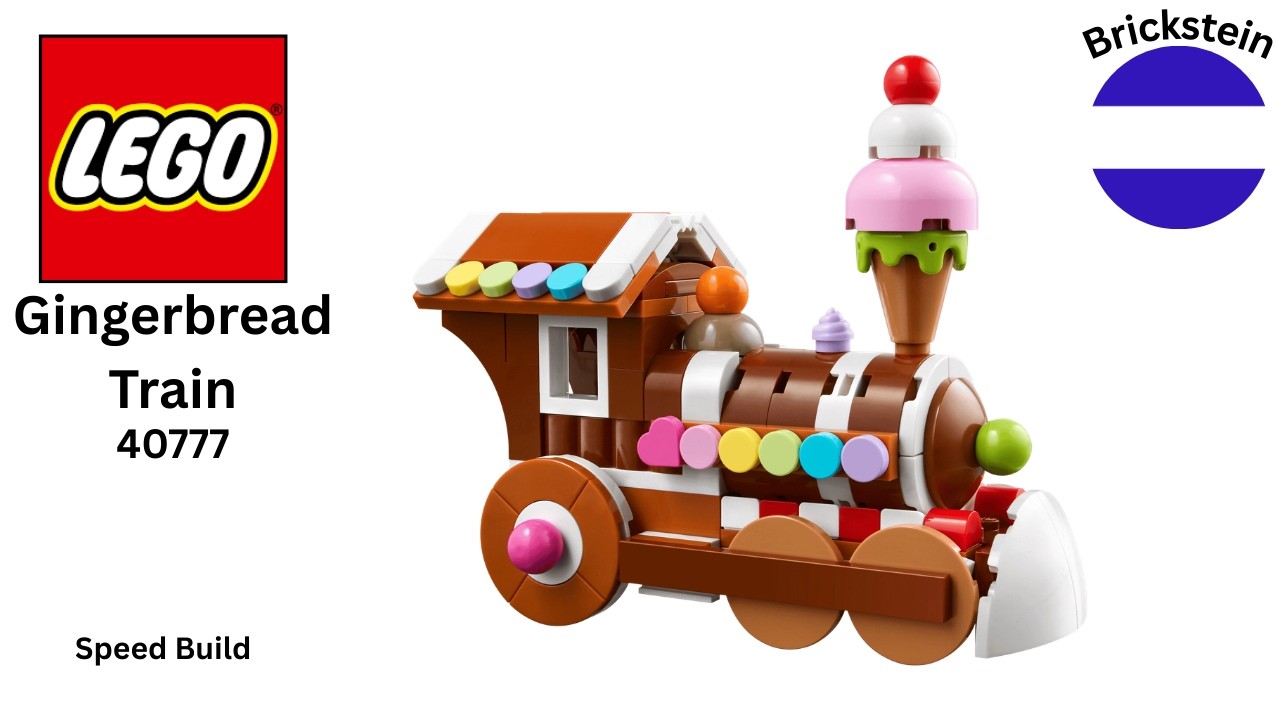 Lego Gingerbread Train 40777 - Speed Build