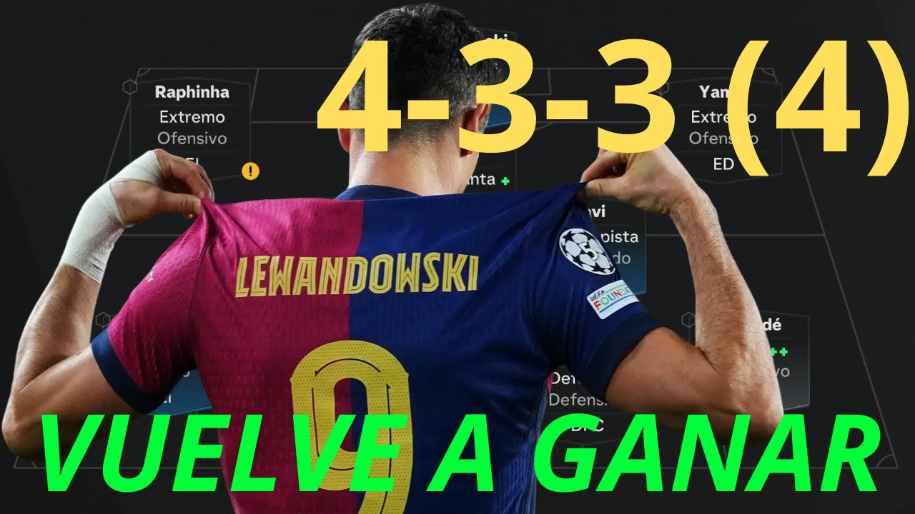 DOMINA PARTIDOS con la 4-3-3(4) | MEJOR TÁCTICA para FC 25