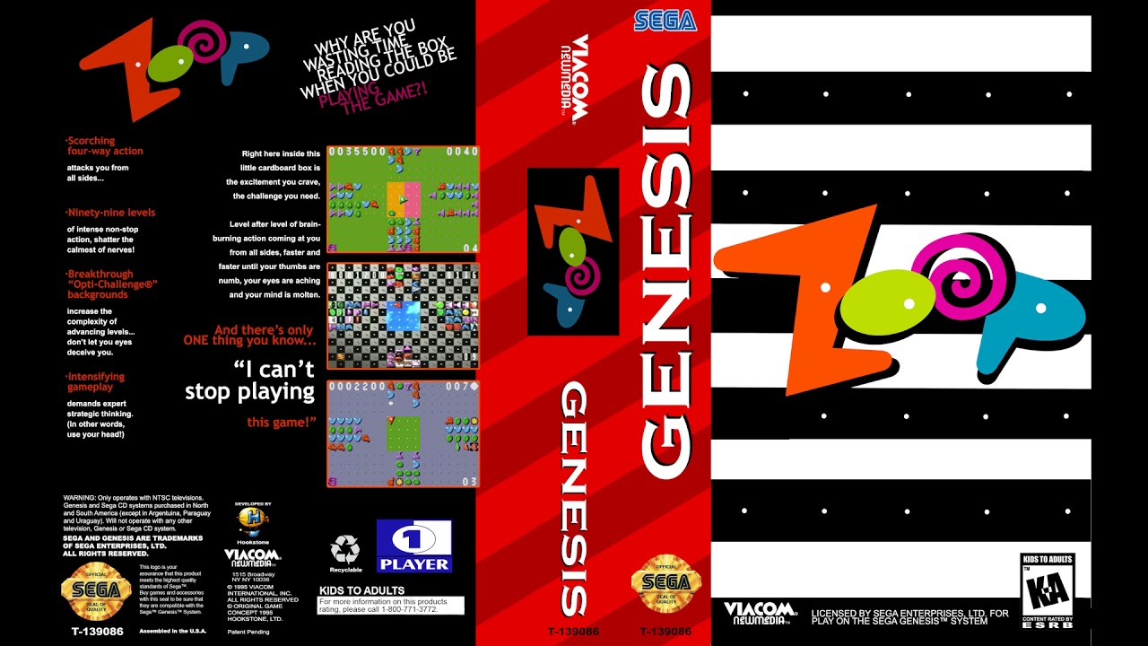 [SEGA Genesis Music] Zoop - Full Original Soundtrack OST