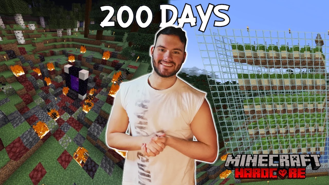 Επιβίωσα 200 μέρες στο Minecraft Hardcore! | MINECRAFT
