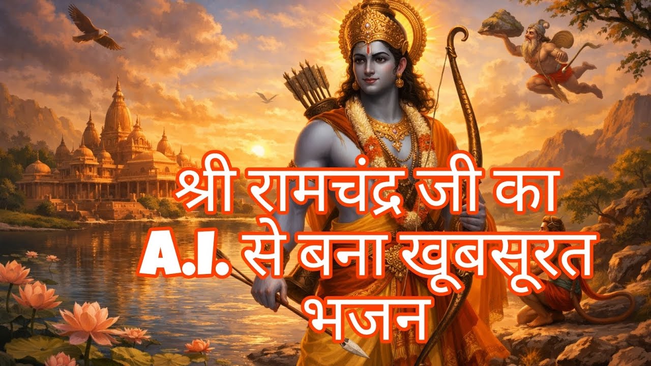 श्री रामचंद्र जी का A I से बना खूबसूरत भजन @Suroonix 
