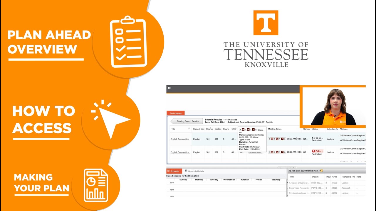 Plan Ahead (MyUTK) | University of Tennessee | Academic Advising