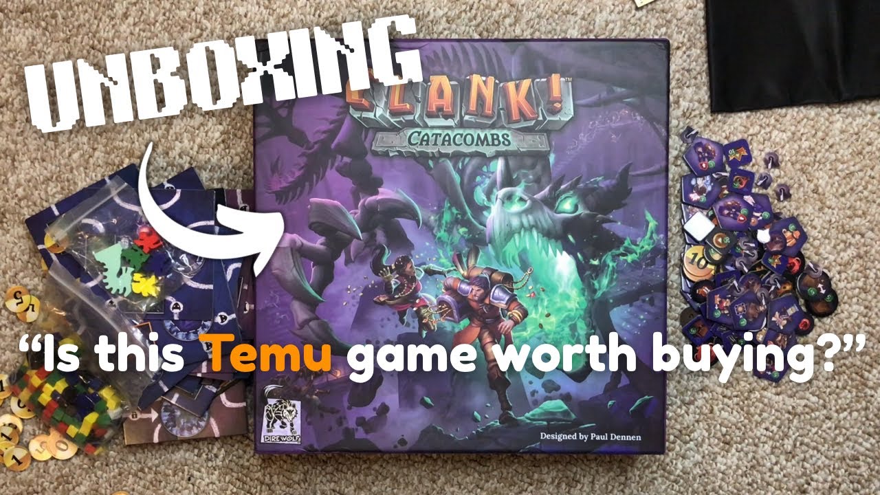 Unboxing Clank! Catacombs from Temu