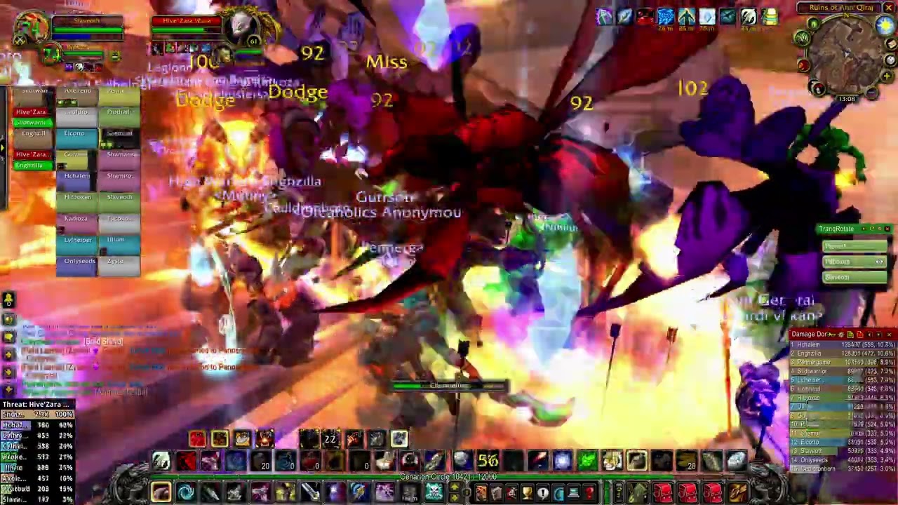 Ruins of Ahn'Qiraj Hunter POV World of Warcraft, 2K 60fps