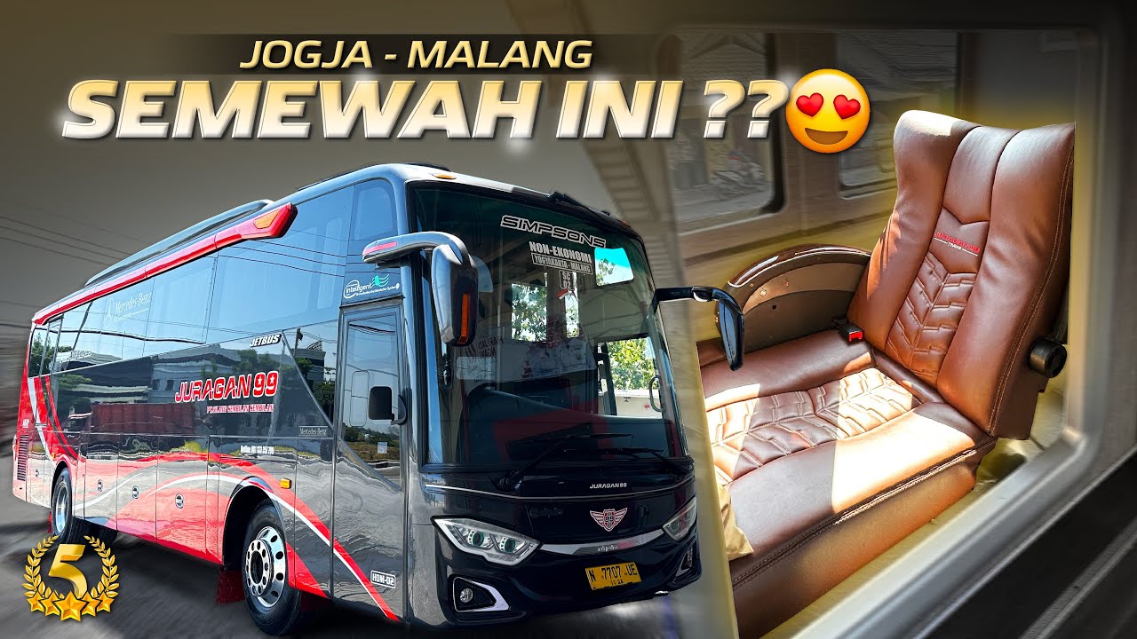 SATU-SATUNYA BUS SLEEPER DIJALURNYA, BERAPA TARIFNYA⁉️Trip Jogja - Malang with Juragan 99 Trans