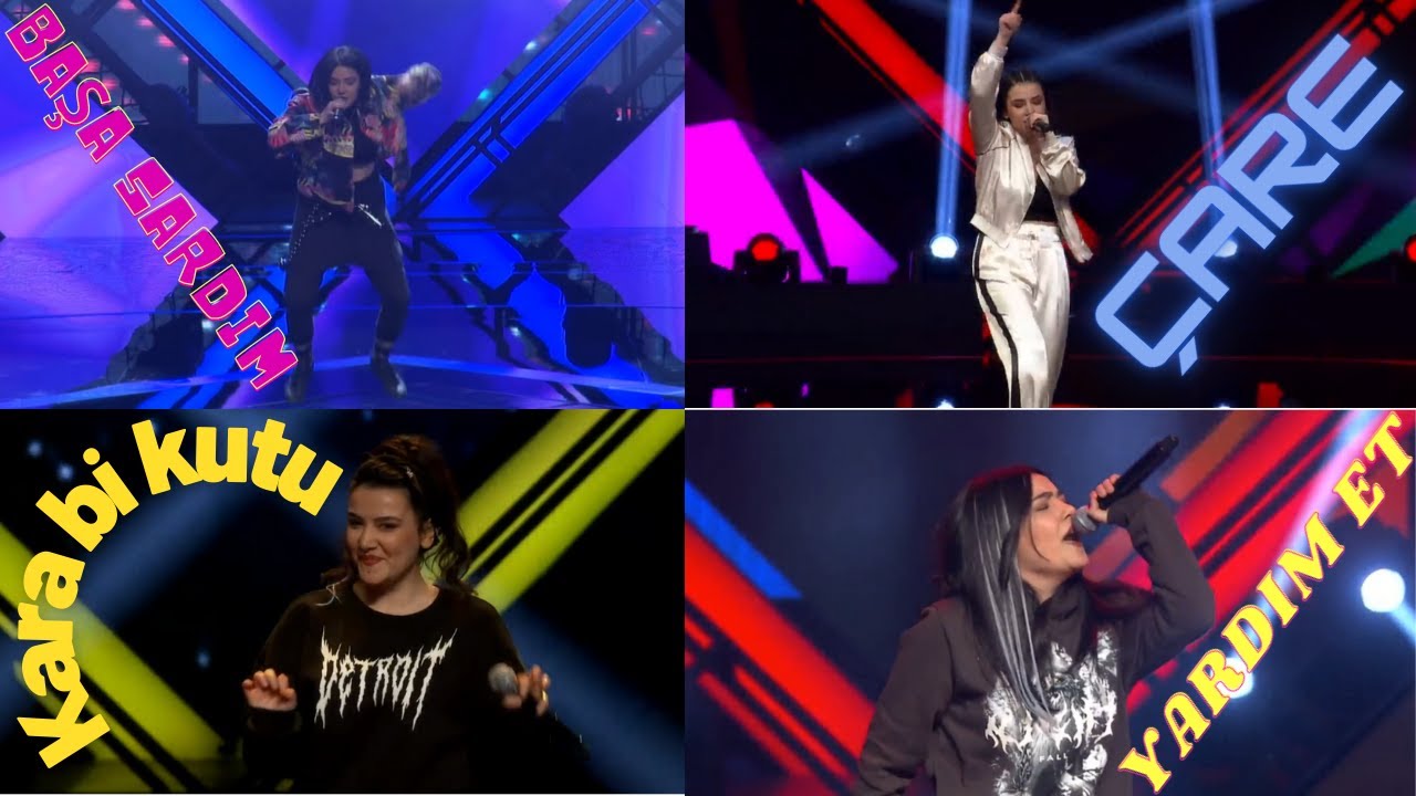 O SES T&Uuml;RKİYE RAP MELİKE NUR YEĞİNOĞLU (FORTE) T&Uuml;M PERFORMANSLARI
