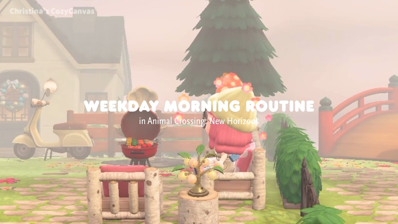 Weekday Morning Routine 🌸 | Animal Crossing: New Horizons | ACNH Cozy Vlog 🌿