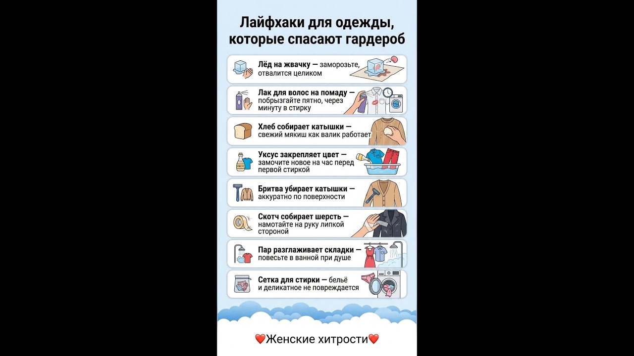 10 Лайфхаков для Идеального Гардероба