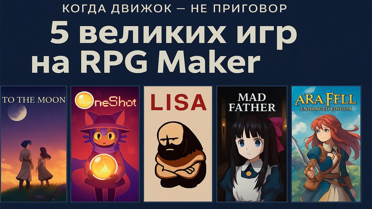 Вот на что способен RPG Maker MV! Топ игры, которые изменят твоё мнение