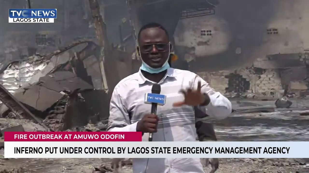 Inferno At Amuwo-Odofin Brought Under Control by Lagos State Emergency Management