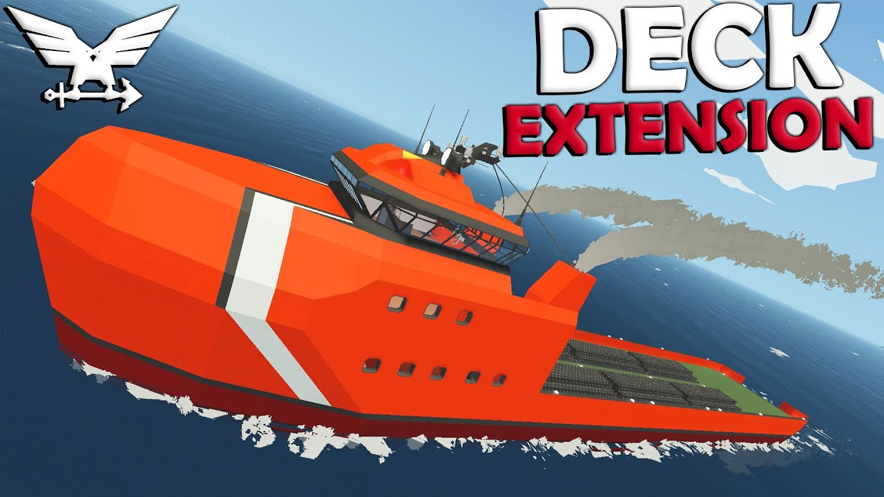 2x Longer & Faster!!  -  Supply Ship Build  -  Stormworks Build and Rescue