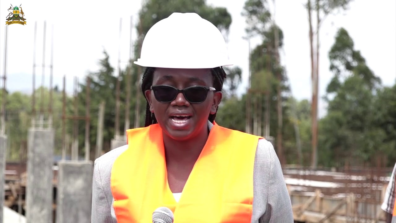 CEC Health Services Uasin Gishu Ms. Evelyne Rotich on the Progress of Ziwa Level 5 Hospital