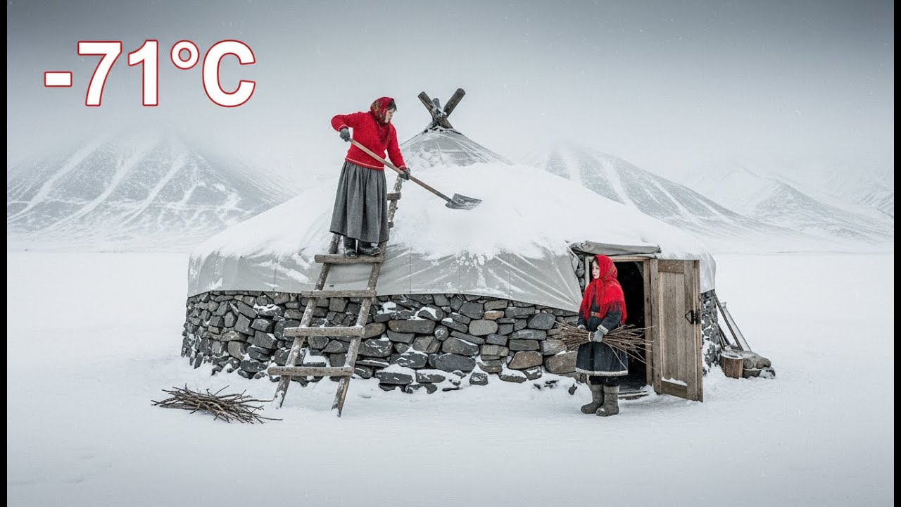 -71°C Survival: A Widow and Her Daughter Against the Endless Blizzard