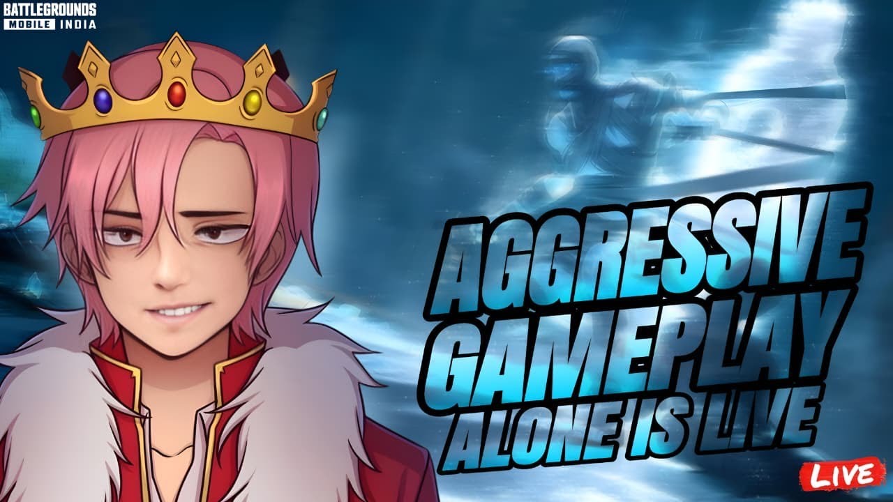 AGGRESSIVE GAMEPLAY 🥶 | ALONE IS LIVE | #bgmilive #streamer #bgmi #livestream #krafton