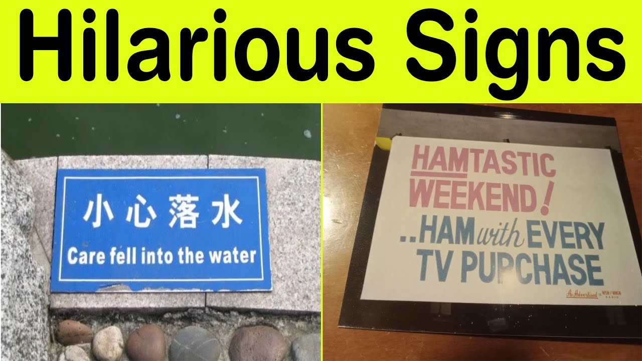 Hilarious Sign Fails That Will Make You Cry Laughing – Total Chaos Ahead! || Happy Panda