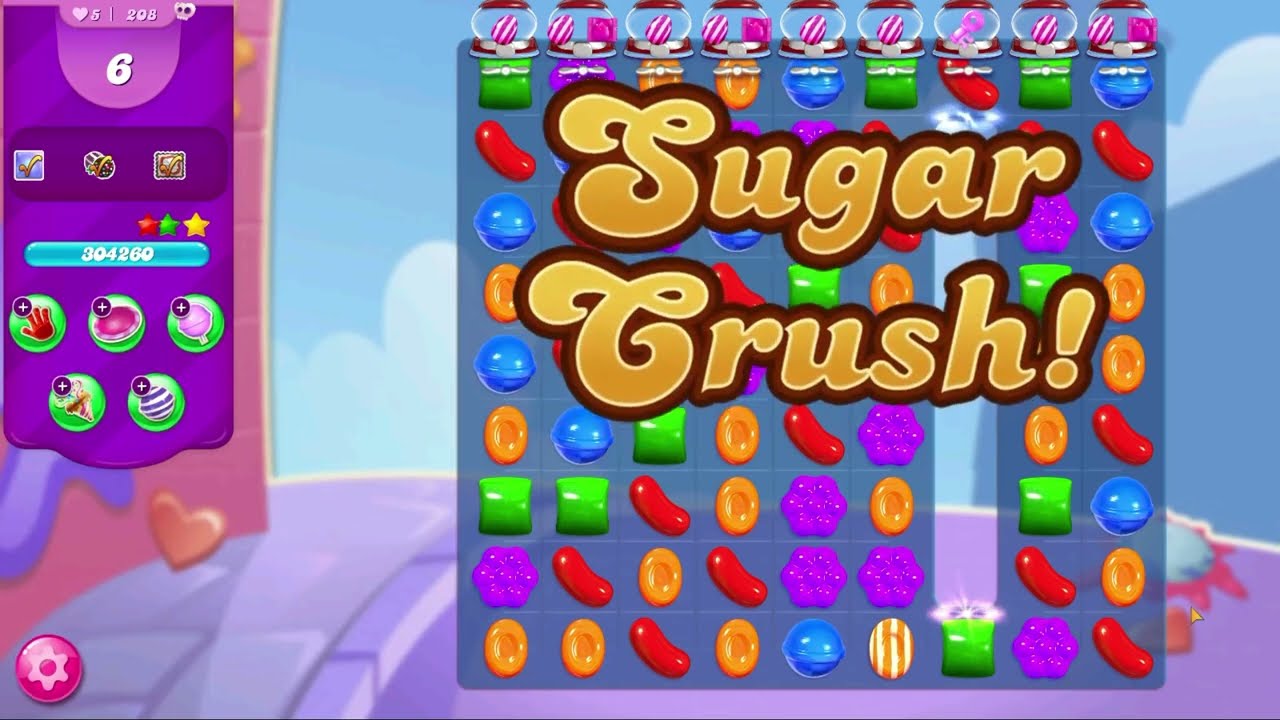 Candy Crush Delicious Saga level 214 No Boosters.