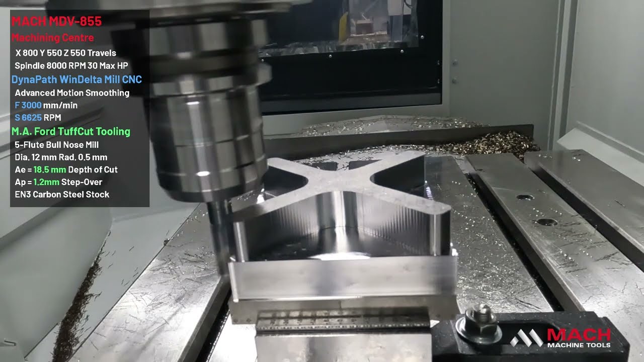 MACH MDV 855 Launch: Precision Cutting of EN3 Steel with MA Ford Tools | 2024 Demo