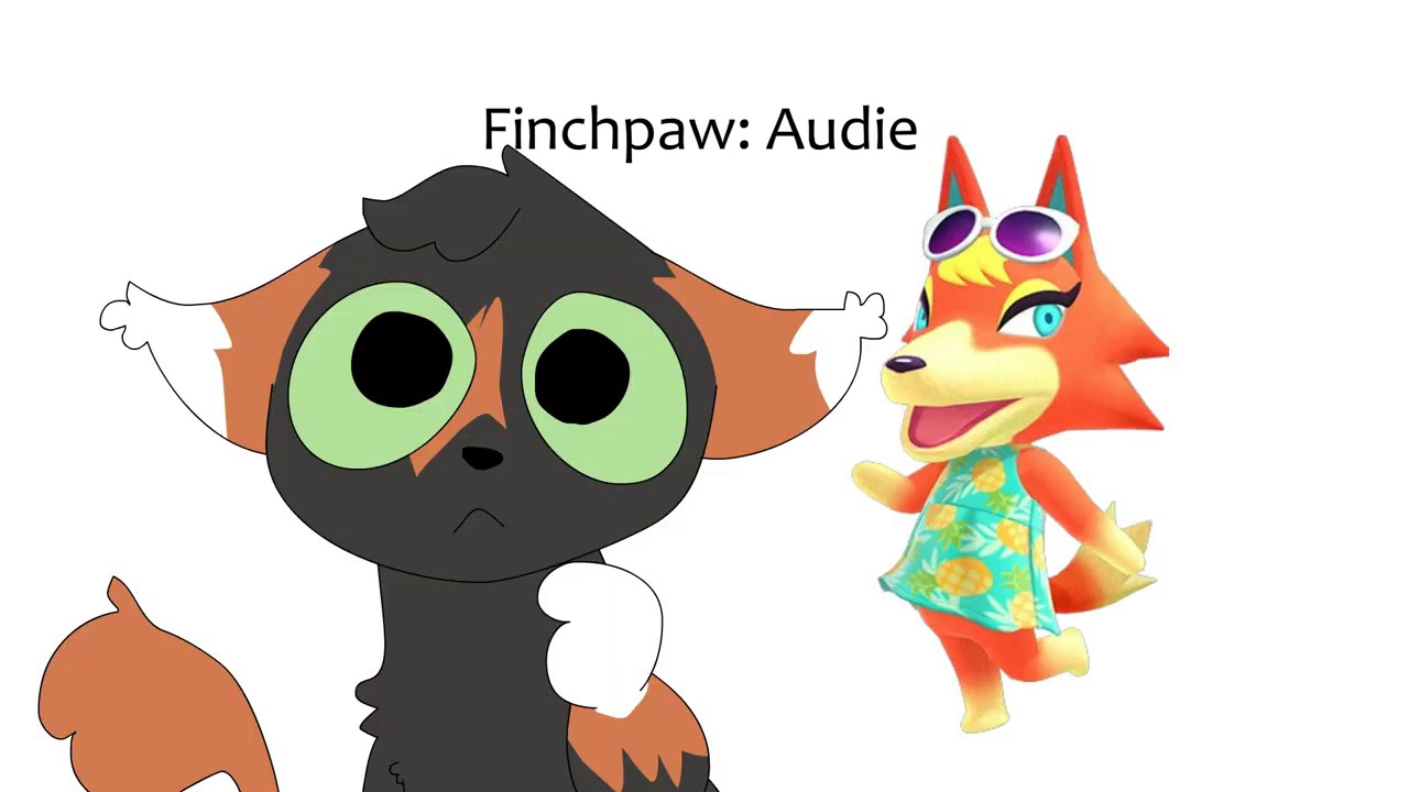 Warrior cats as Existing Animal Crossing Villagers