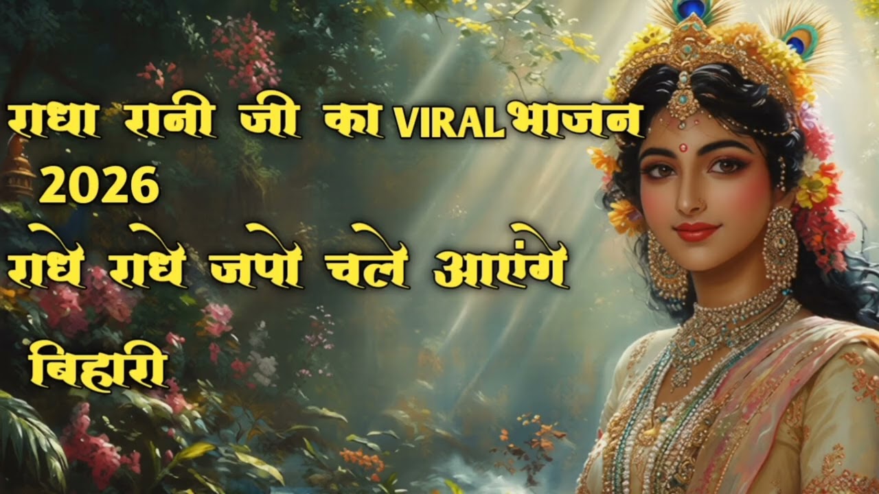 राधा रानी ❤️ कृष्ण जी का सबसे मधुर भजन 2026 | राधे राधे जपो | Vrindavan Special Radha Krishna Bhajan