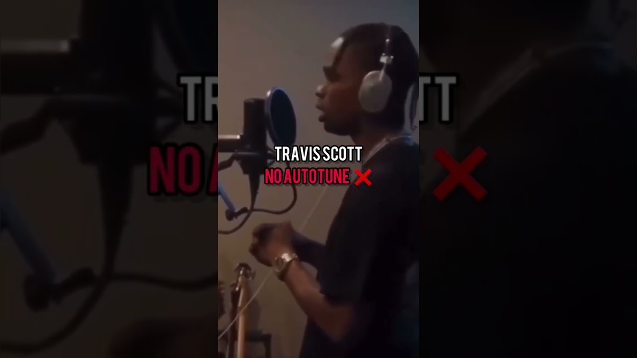 Rappers with vs without autotune pt.3 🔇🎶 #rap #travisscott #shorts