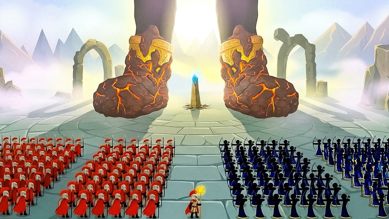 Лунарклопс слишком большой в Stick War Saga.