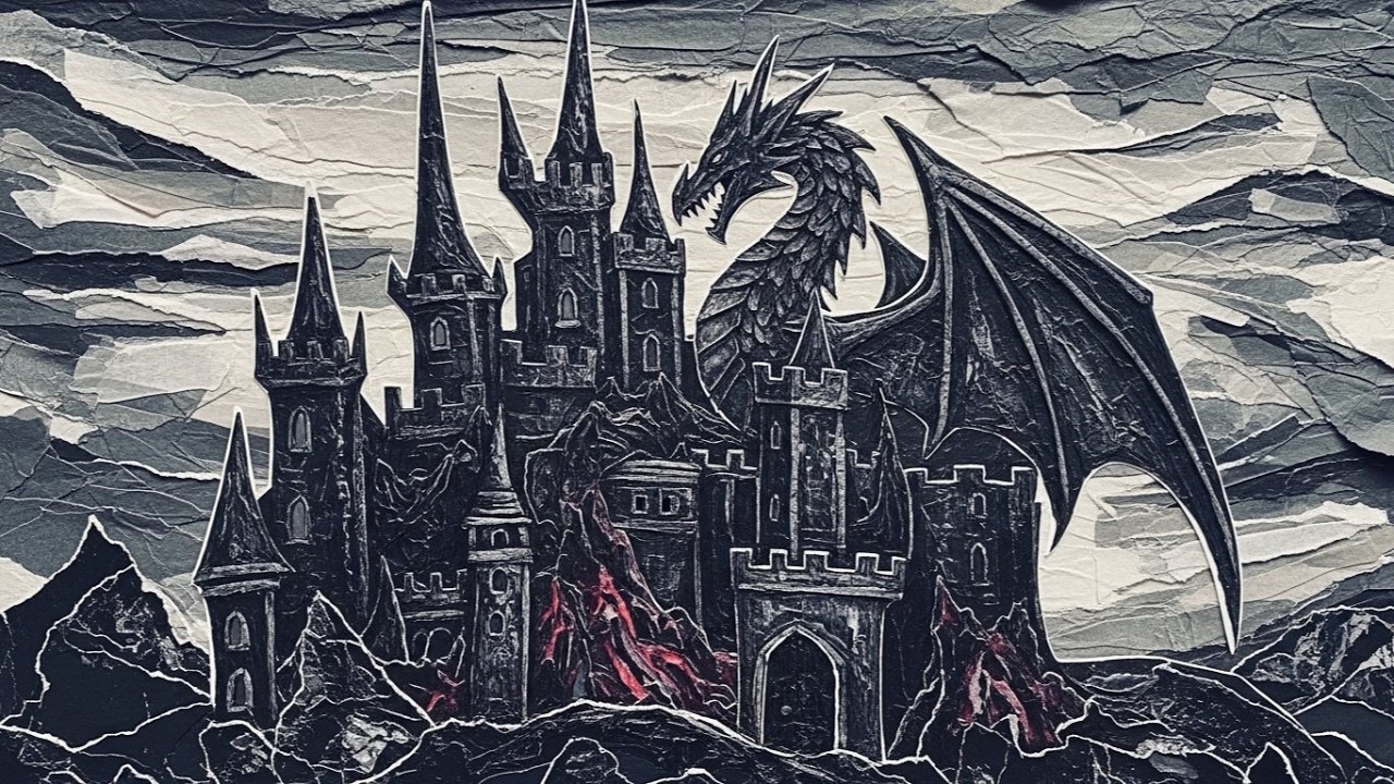 [1 HOUR BGM] 黒龍城 / Black Dragon Castle [FANTASY DUNGEON]