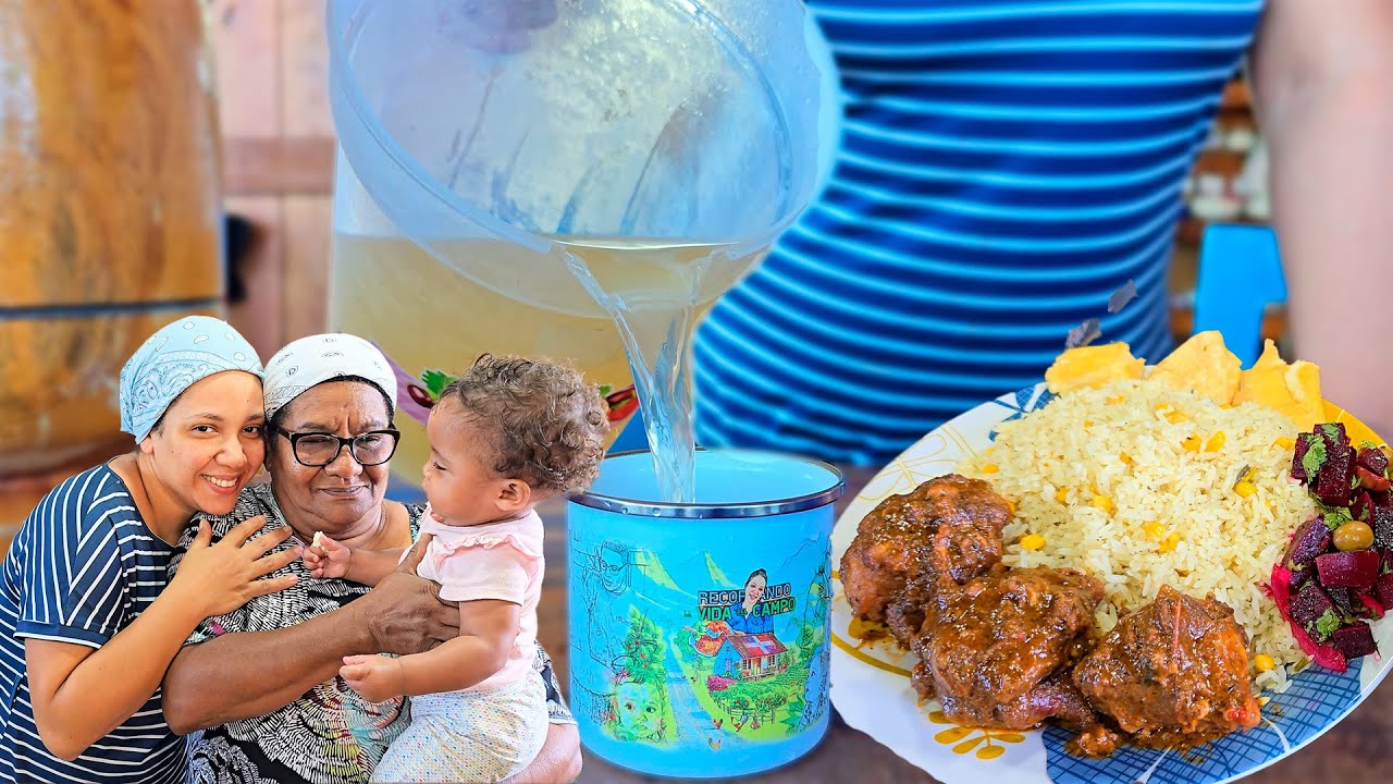 🔥 RABO DE VACA con ARROZ y MAÍZ 🌽 | UN MANJAR DOMINICANO DEL FOGÓN AL PATIO 😋🍛