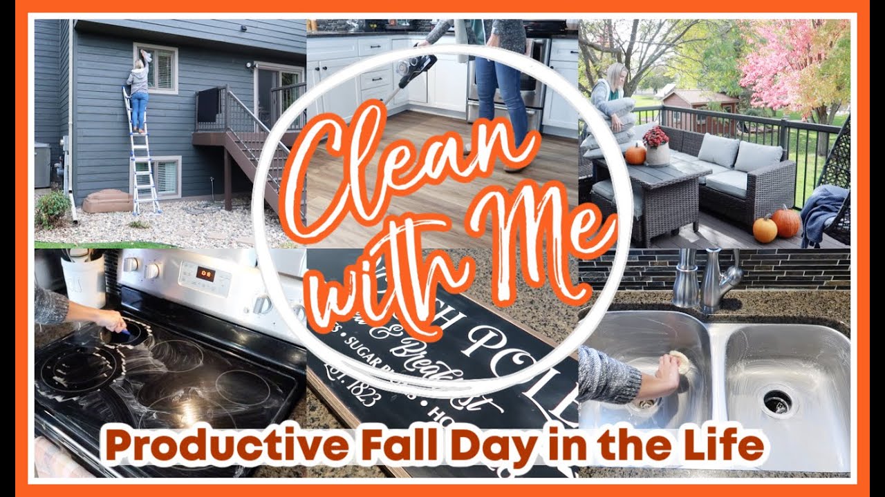 FALL PRODUCTIVE DAY IN THE LIFE 2021 | CLEAN WITH ME MOTIVATION