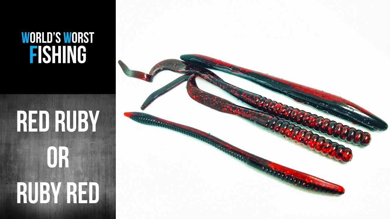 COLOR MATCHING: RED RUBY, Matching a Finesse Worm Color for a Friend