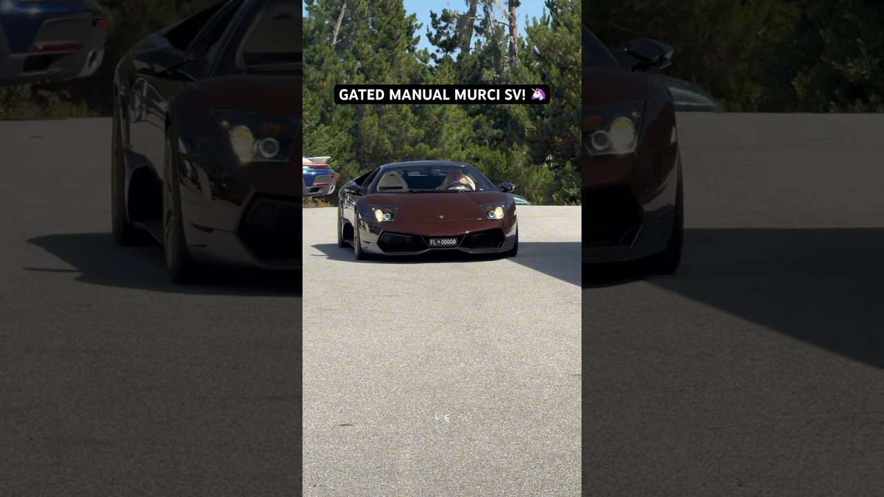 The 1 of only 5 Gated Manual Lamborghini Murci&eacute;lago SV! 🤎