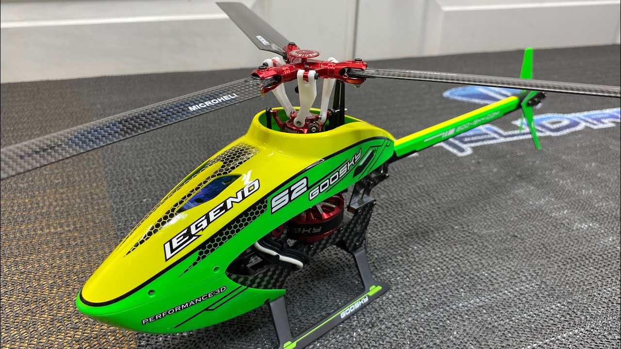 MicroHeli Three Blade Head Install For The Goosky S2