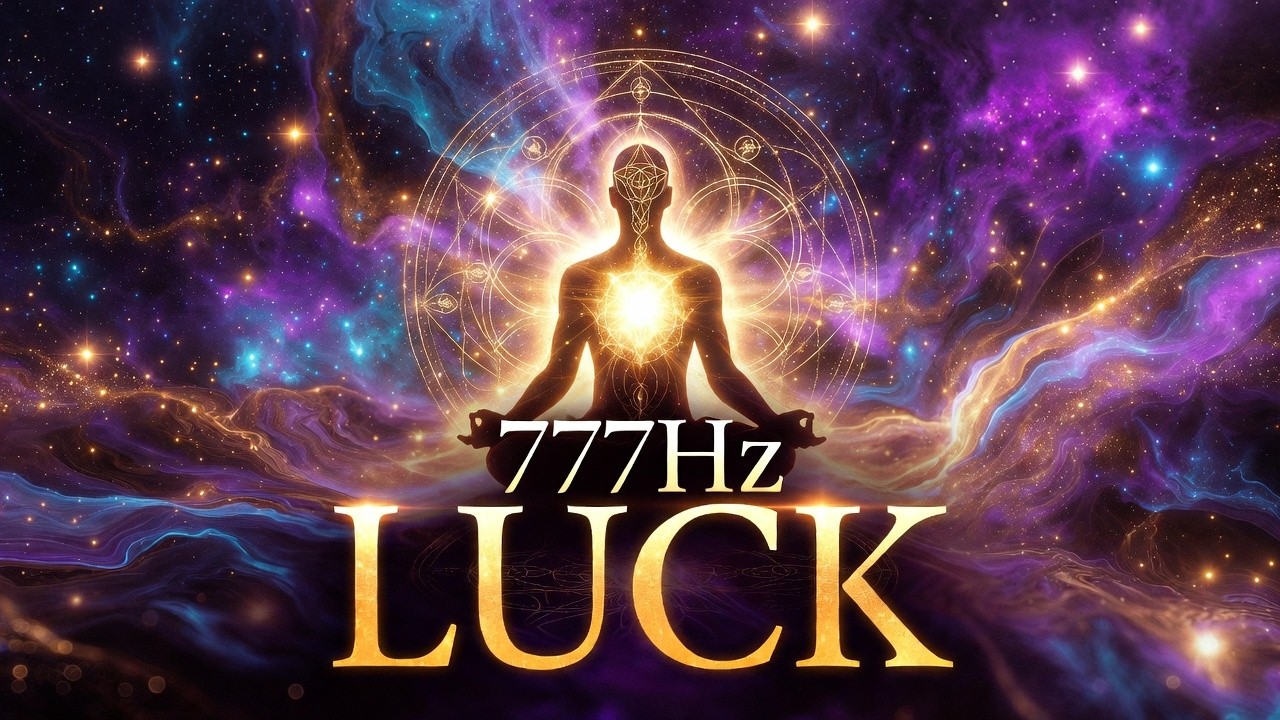 777Hz Miracle Frequency – Attract Luck & Positive #777hz #meditationmusic #positiveenergy