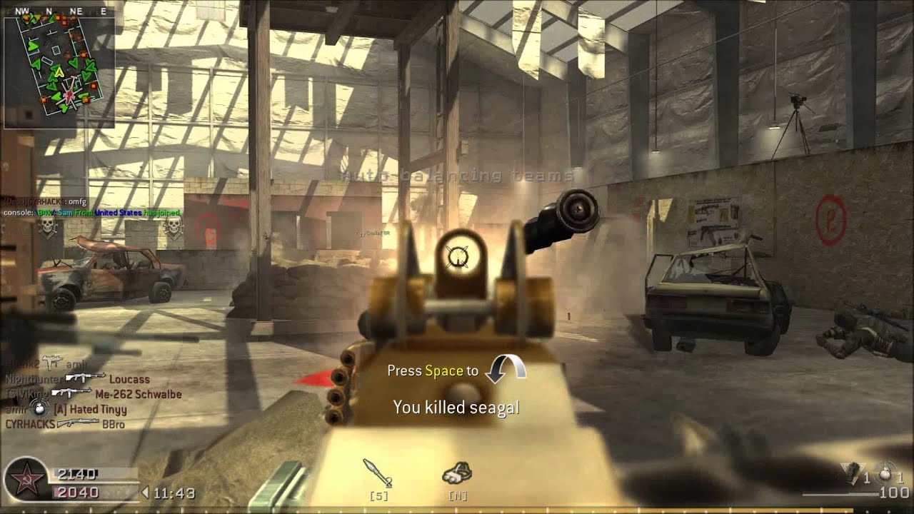 CoD 4 Fun || 50 player madness || Killhouse