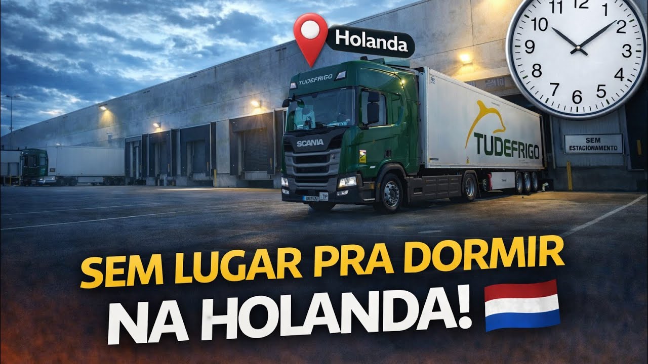 Sem lugar para dormir na Holanda 