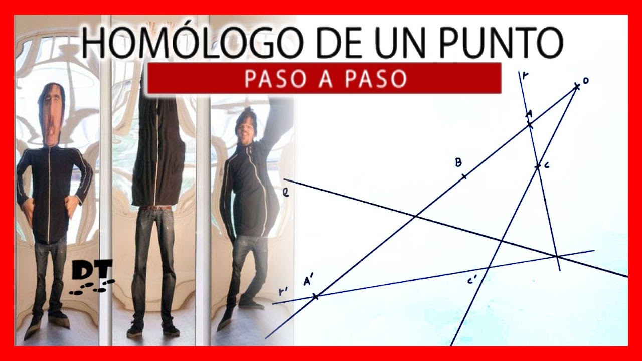 💣 Como hacer puntos homólogos paso a paso 🧨 HOMOLOGÍA dibujo técnico 🧨 ejercicios de homologia evau
