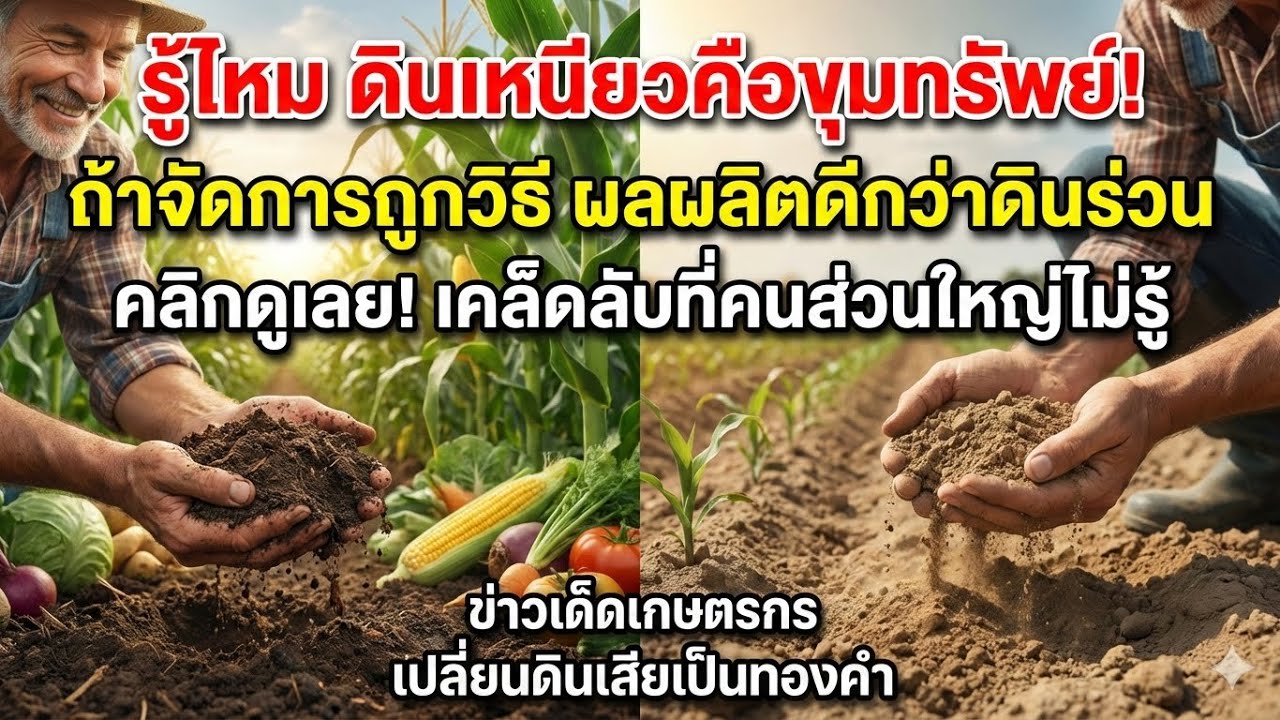 รู้มั้ยดินเหนียวคือขุมทรัพย์หากจัดการถูกวิธี