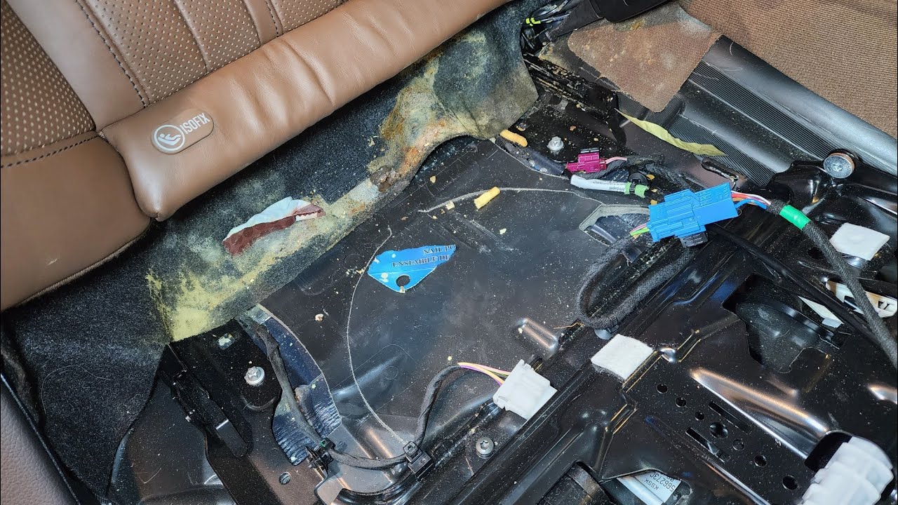#세차이야기 185편 - How to remove rear seat for Mercedes BENZ S63 AMG /국내최초공개