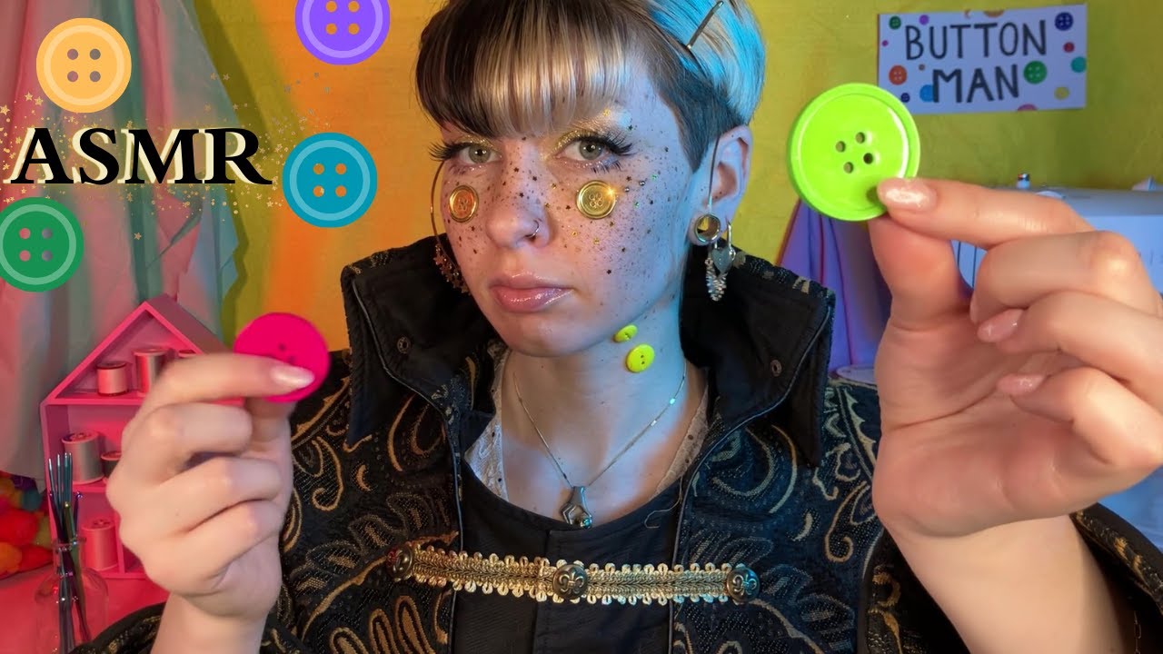 ASMR Roleplay 🧵 Button Man Finds YOUR Perfect Button ✂️ Soft Spoken Personal Attention for Sleep