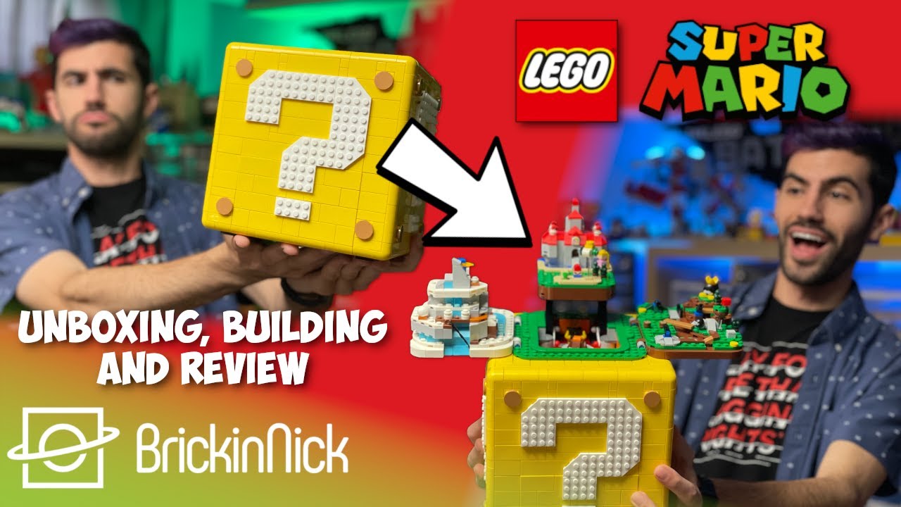 New LEGO Super Mario 64 Question Block Unboxing & Review